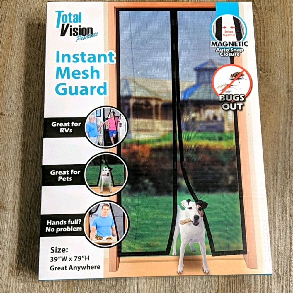 New Instant Mesh Door Guard